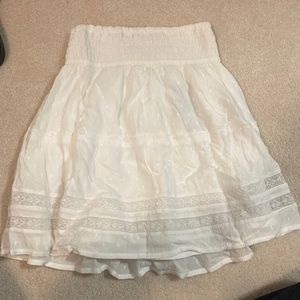NWT Hollister white skirt